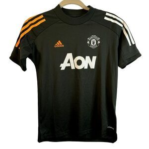 Adidas Manchester United FC Training 20/21 Junior Sz M 11-12 Yr Tee Shirt Jersey